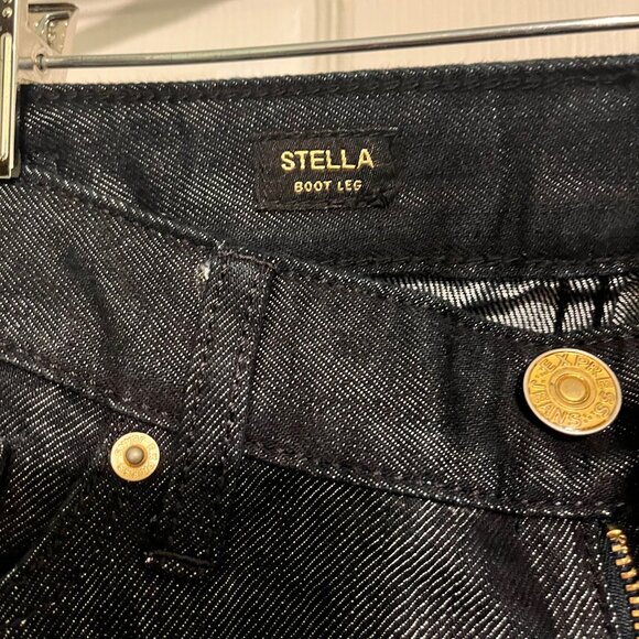NWT Womens Express jeans stella boot Cut Regular Fit Size 6 Sequins - Picture 5 of 11